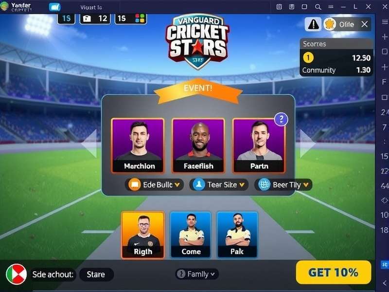 Vanguard Cricket Stars Community Event